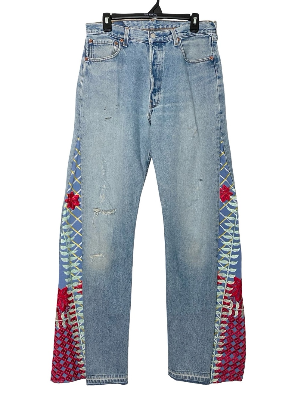 Vintage Levi's 501 Custom Jeans Waist 30 31 Womens Size 12 Large OOAK Levis USA